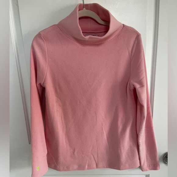 Dudley Stephen’s Greenpoint Turtleneck in Terry Fleece (pink) - Picture 5 of 6